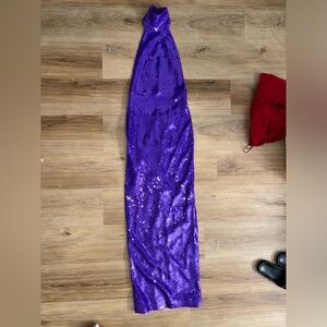 Purple Jaquan smith dress